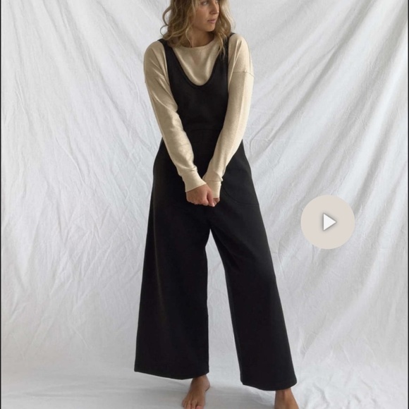 Ana + Zac Pants - Ana + Zac Tank Jumpsuit Coal Small